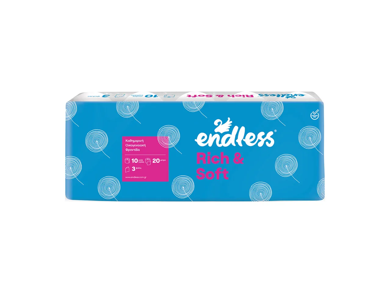 Συσκευασία σερβιετών Endless για γυναίκες.