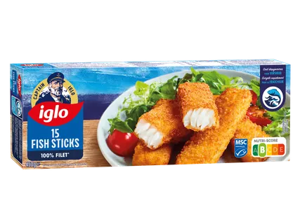 IGLO Fishsticks of spinazie met roomsaus