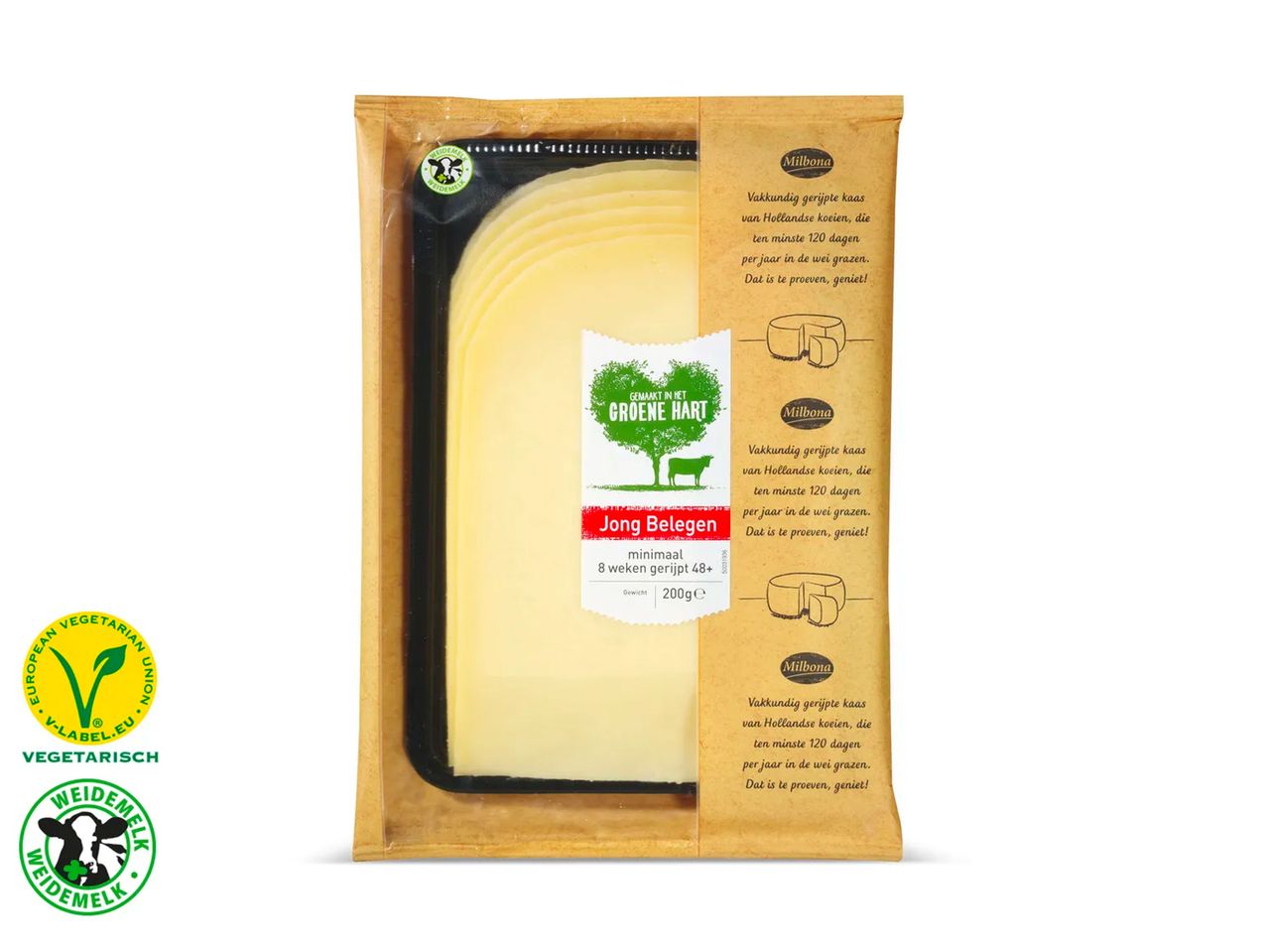 Ga naar volledige schermweergave: Groene Hart kaas jong belegen plakken - afbeelding 1