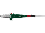 PARKSIDE cordless pole pruner, dark green and red.