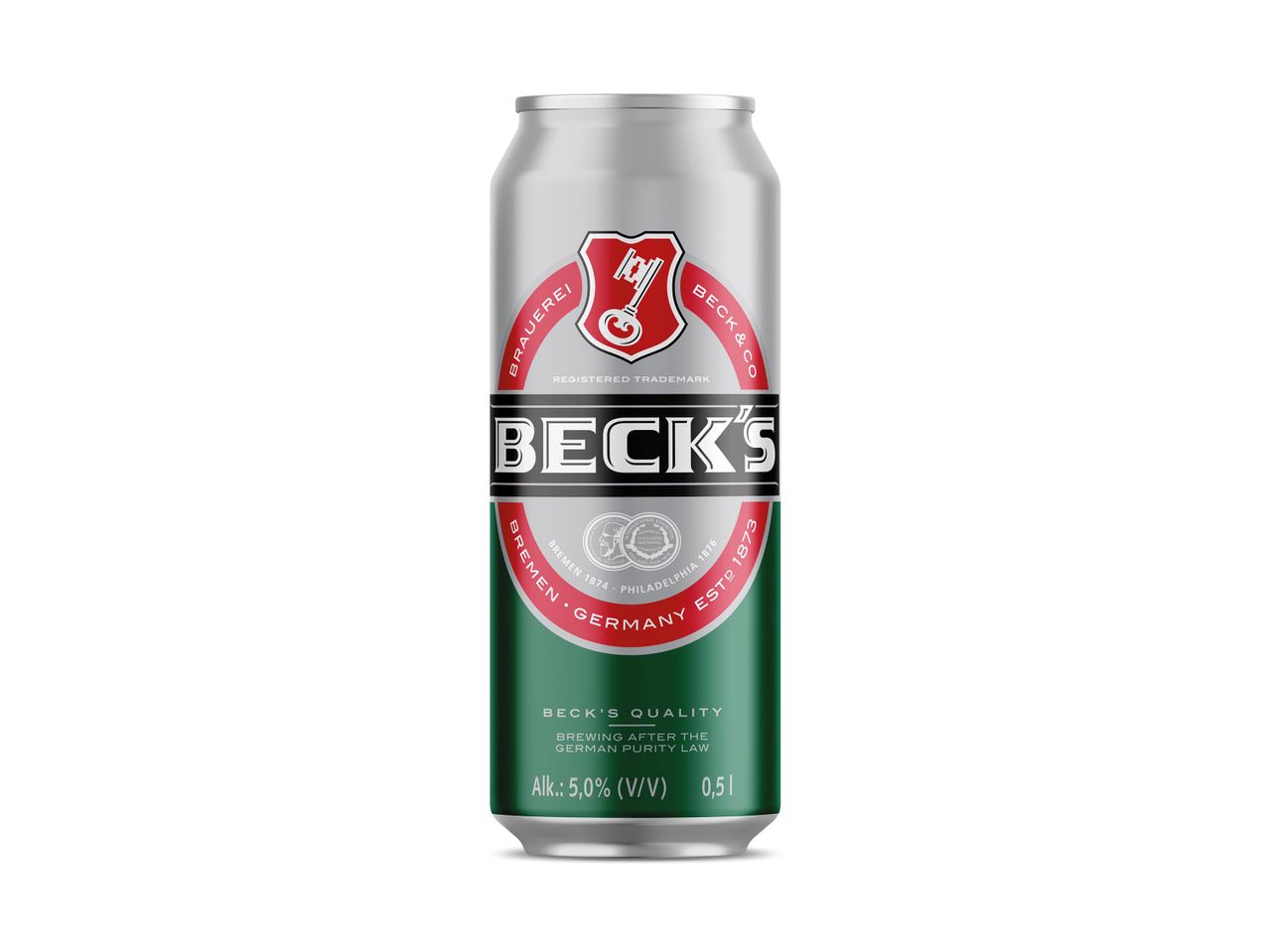 Beck's sör konzervdoboz.
