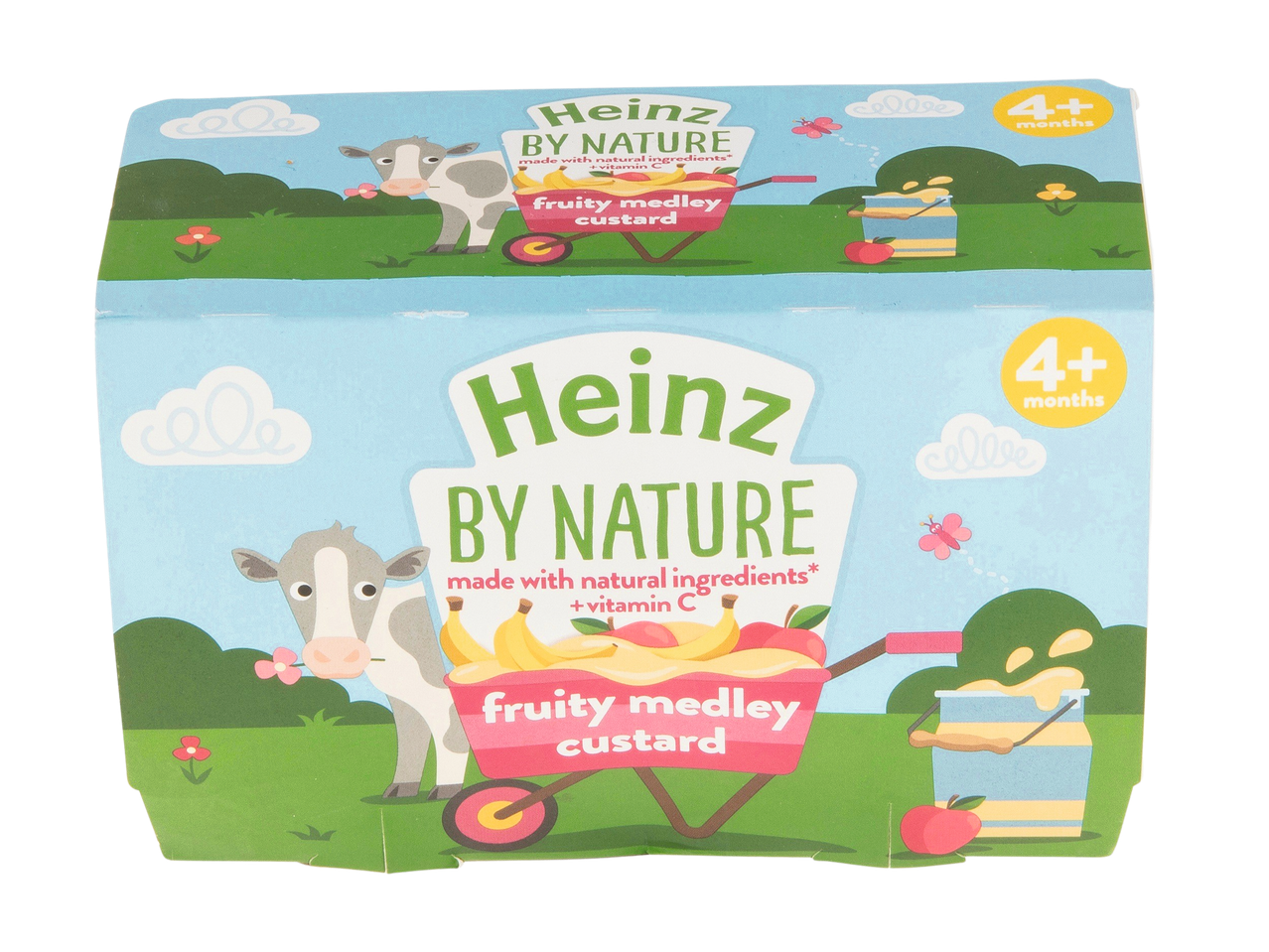 Heinz By Nature Fruity Medley Custard for 4+ months
