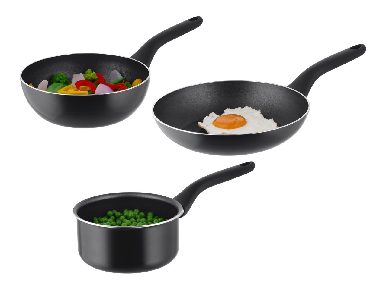 Aluminium-Mini-Pfanne/-Wokpfanne/-Kasserolle
