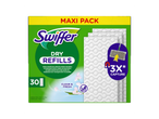 Verpakking met 30 droge navullingen voor vloerreinigers, met de tekst 'MAXI PACK' en 'CLEAN & FRESH'.