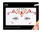 Cera Beauty self-adhesive face jewels in a vibrant festival design.