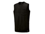 Black Parkside sleeveless work shirt with a pocket.