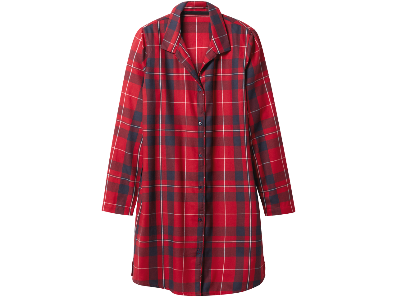 Esmara ilgas moteriškas marškinėliai, raudoni languoti