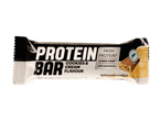 Baton proteic cu aromă de cookies & cream, bogat în proteine, sărac în carbohidrați.