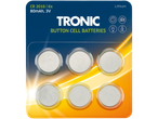 Μπαταρίες κουμπιών λιθίου Tronic CR2016, 6 τεμ.