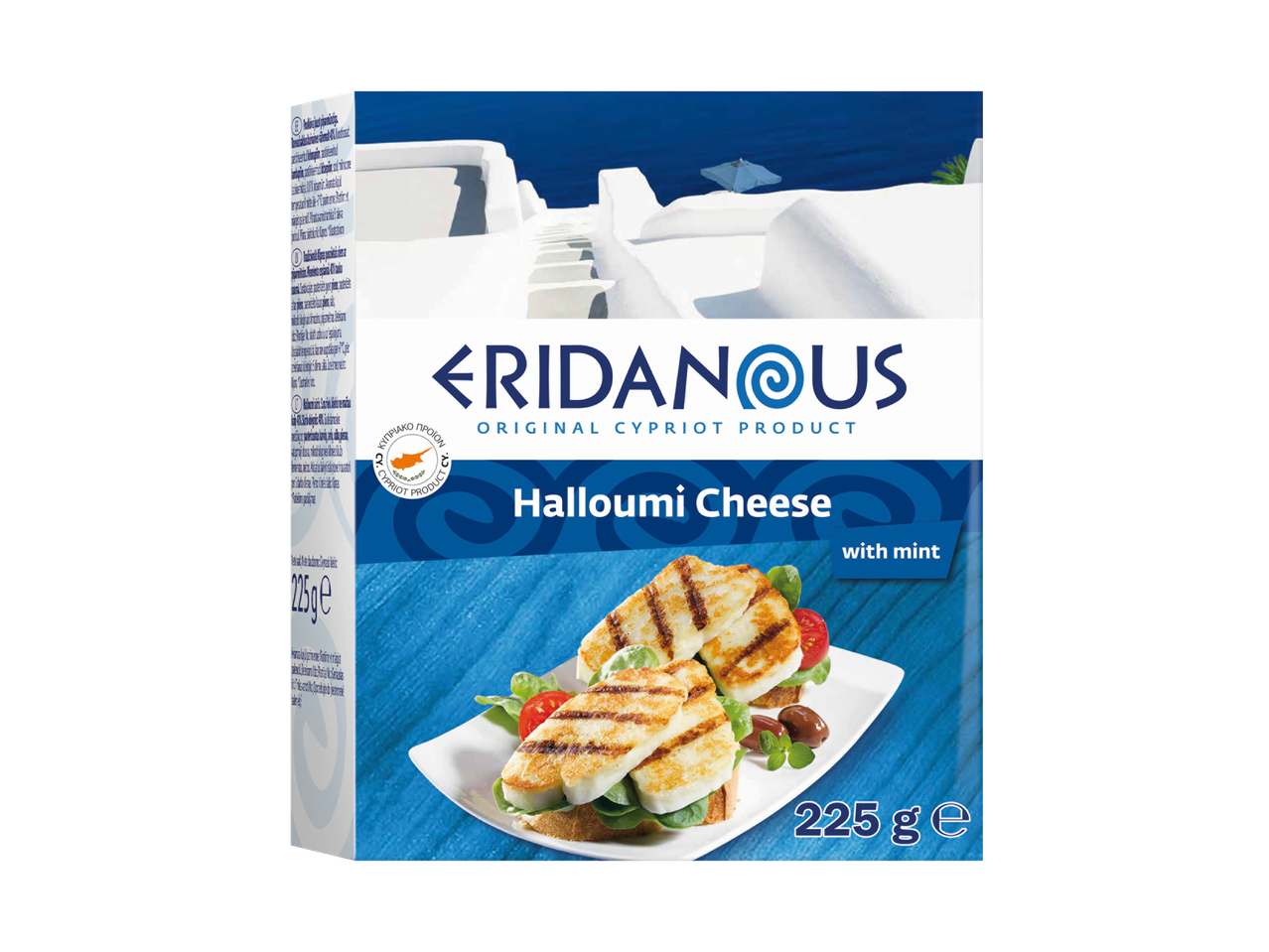 Eridanus Halloumi sūris su mėtomis, Kipras produktas.