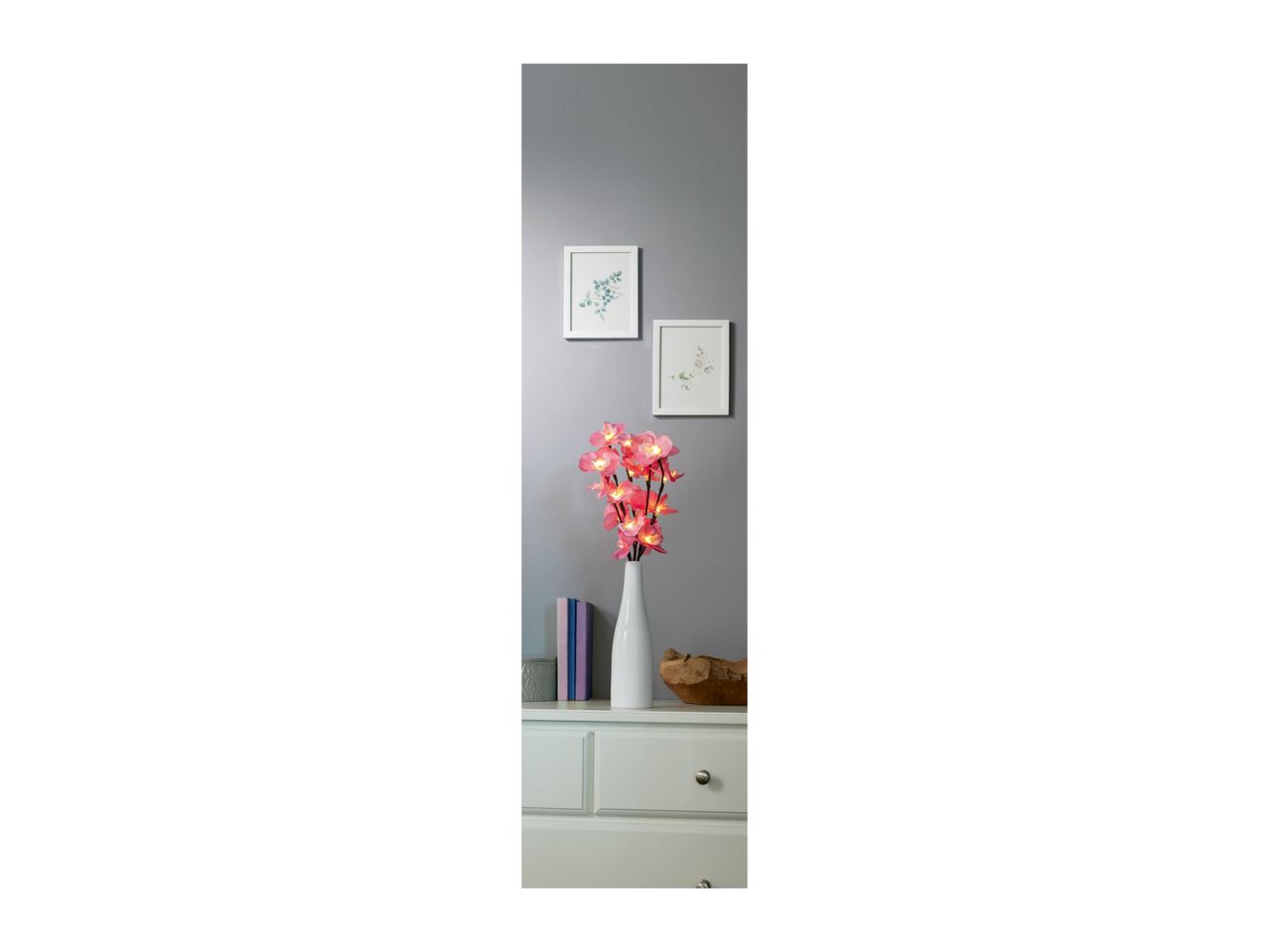 Go to full screen view: Livarno Home Vase with Light-Up Blossom - Image 3