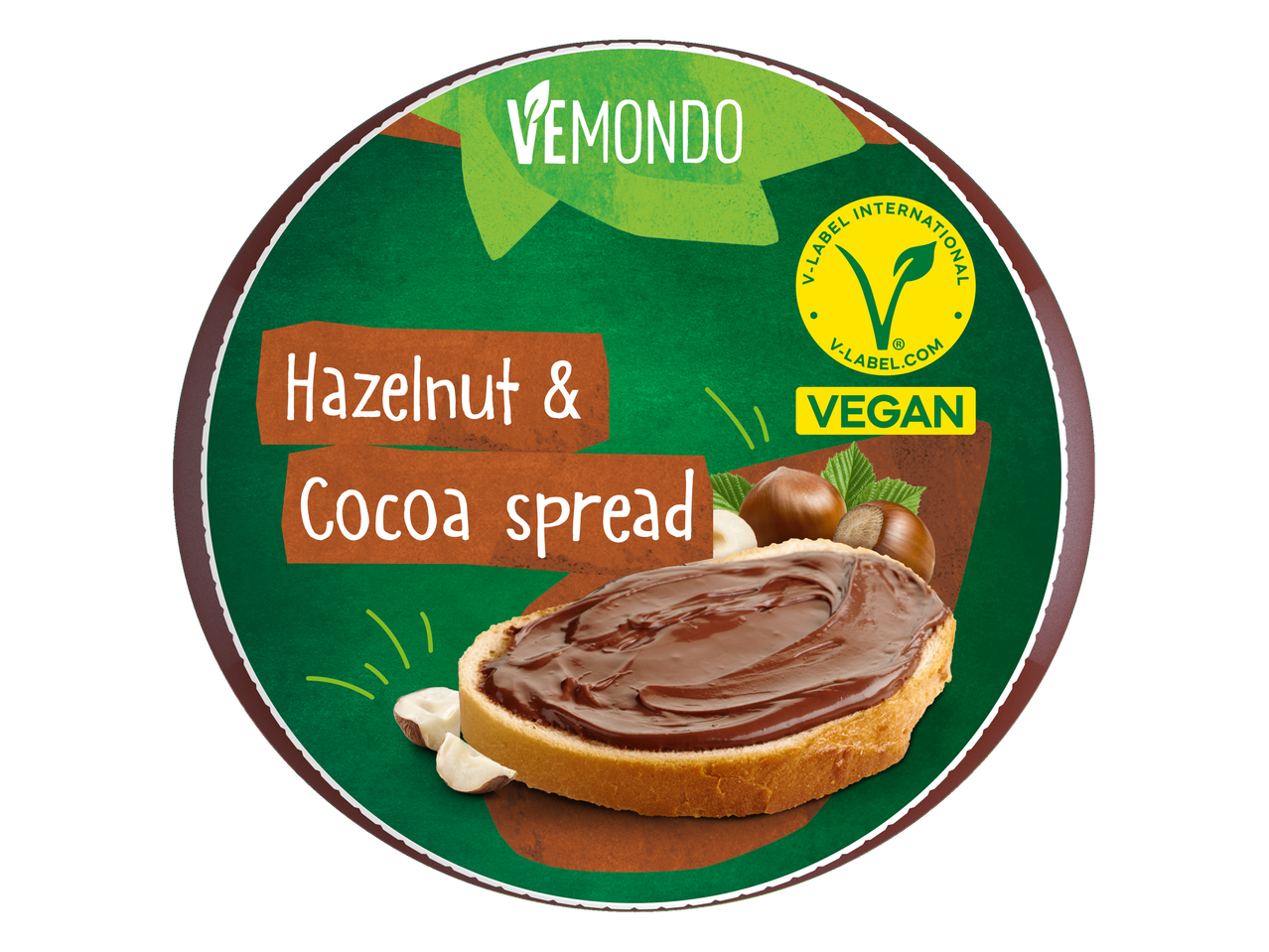 Creme Vegan de Avelã e Cacau