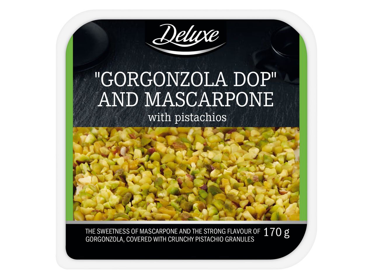 Ga naar volledige schermweergave: Gorgonzola met mascarpone en pistachenoten - afbeelding 1