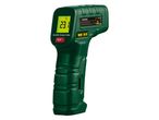 Termometro a infrarossi digitale verde con display che mostra 23.1°C.