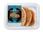 Pakke med to færdigmarineret svinekoteletter.