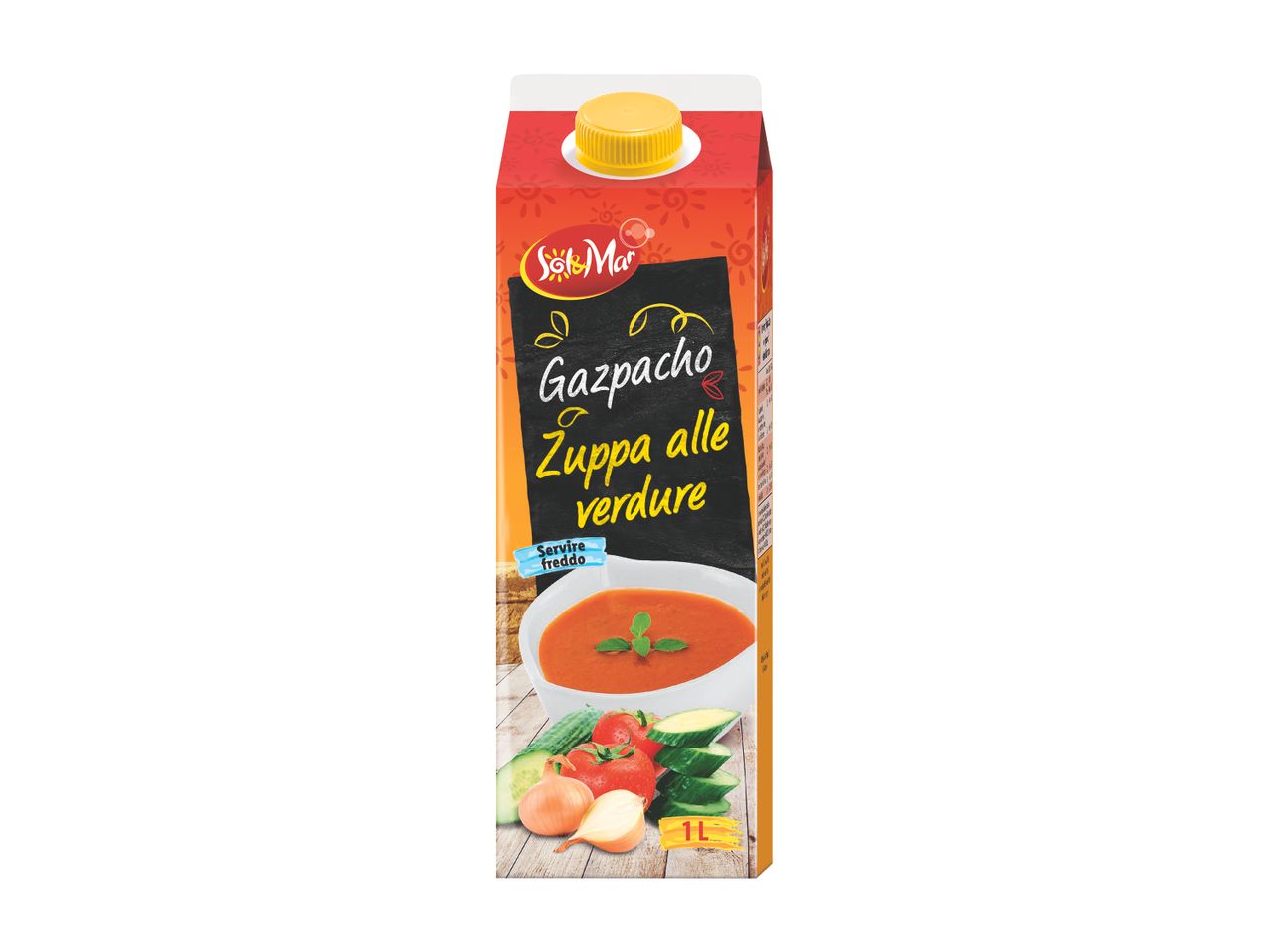 Go to full screen view: Gazpacho - Vegetable Soup - Image 1