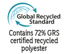 Global Recycled Standard 72% GRS Certified Recycled Polyester