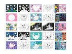 A collection of Stitch-themed color-by-number and coloring pages, including puzzles and stickers.