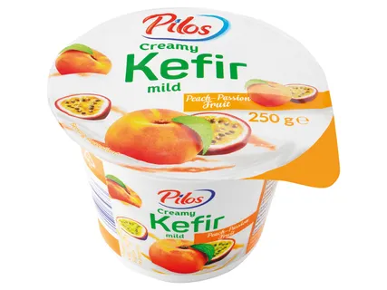 Rétegzett desszert tejszínes kefírből