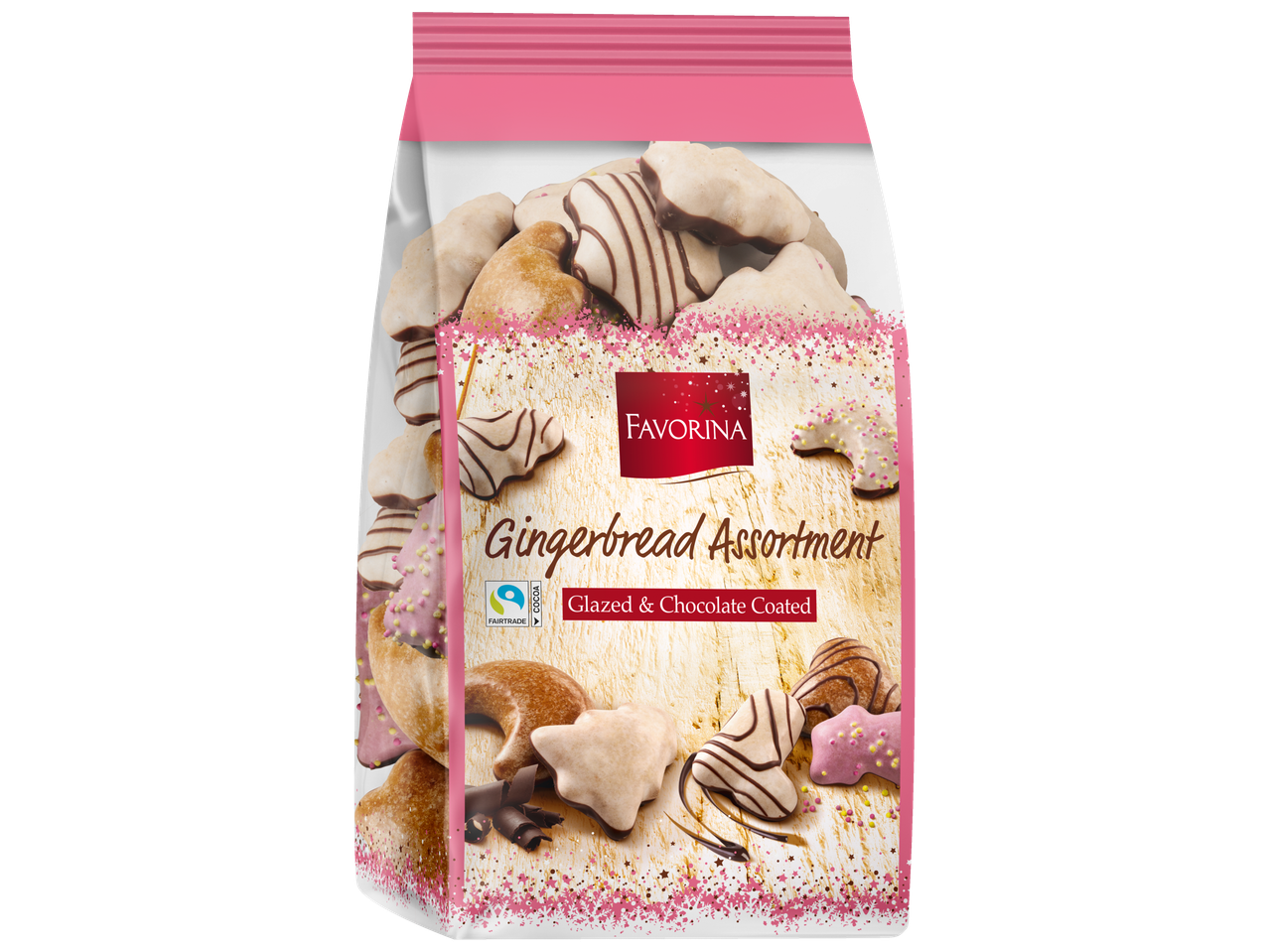 Favorina: Glasuuritud ja šokolaadiga kaetud piparkoogiküpsiste valik.