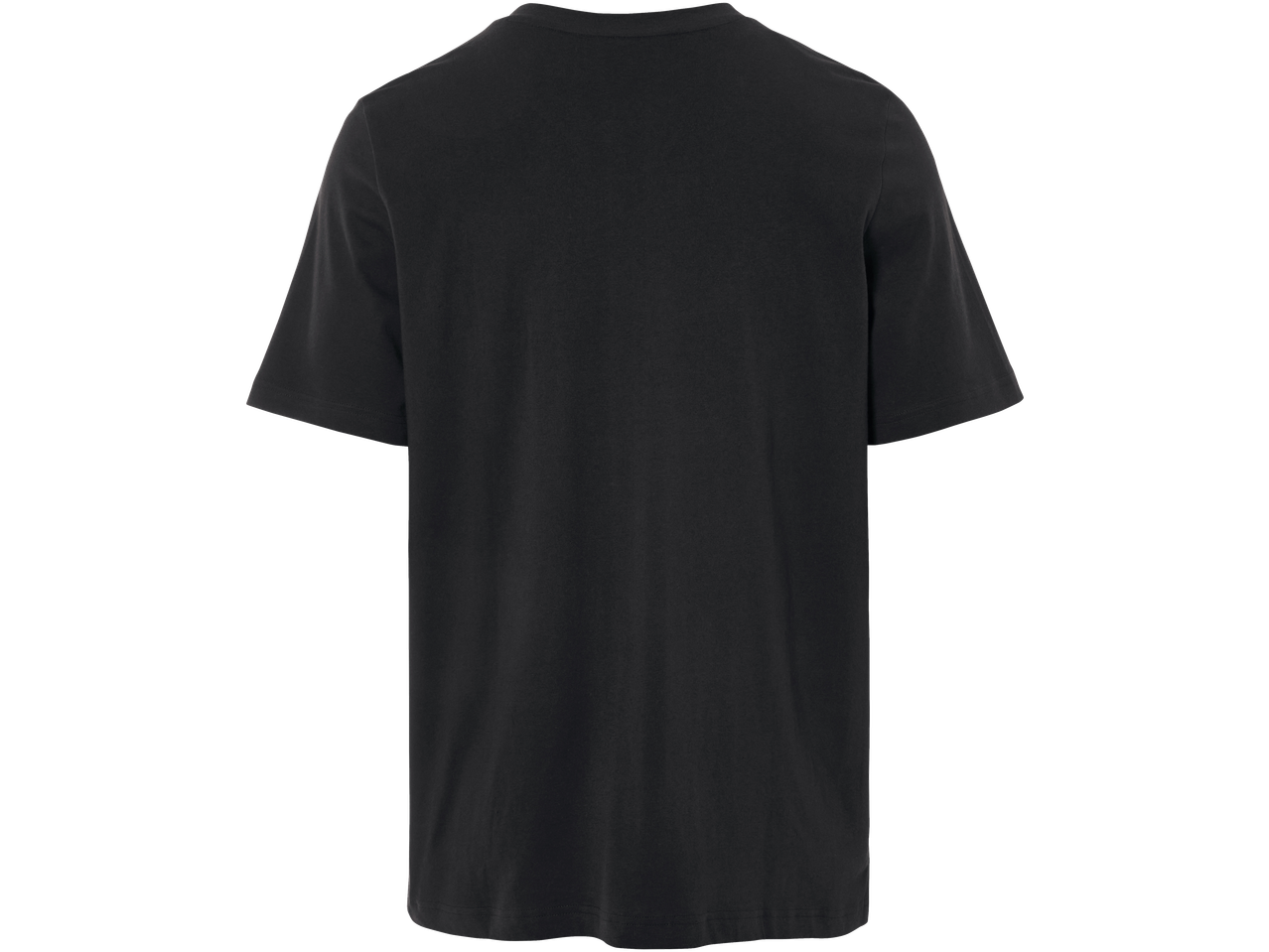sensiplast® heren T-shirt met korte mouwen, zwart, achteraanzicht
