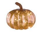 Livarno Home Golden Light-Up Decorative Pumpkin With A Stem
