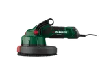 Parkside® PWBS 180 B3 csiszológép fekete háttéren.