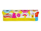 Play-Doh Confetti Compound 4-pack with various colors and designs