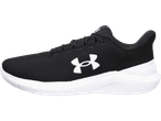 Μαύρο αθλητικό παπούτσι Under Armour με λευκή σόλα