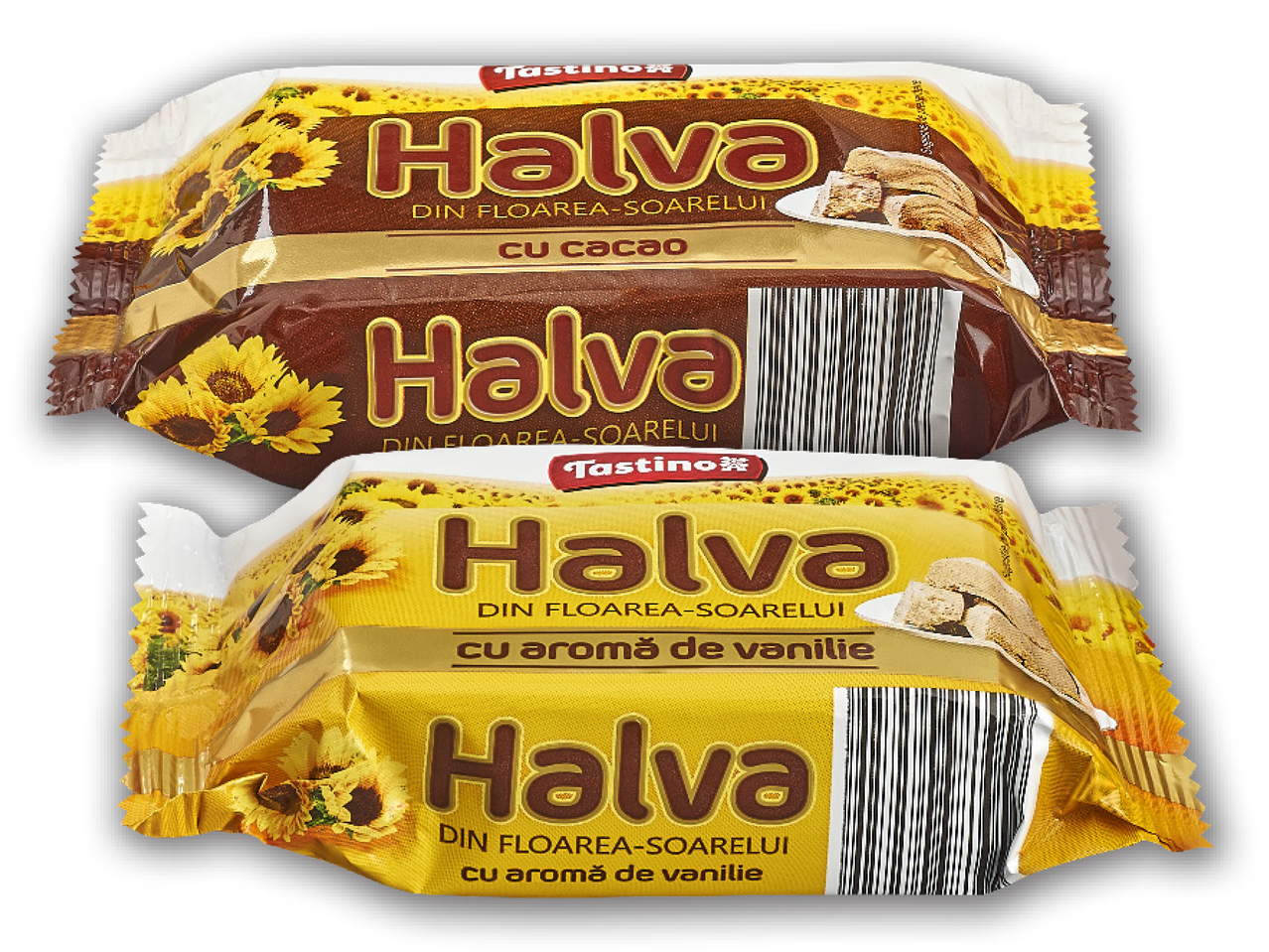 Halva Tastino din floarea-soarelui cu cacao și cu aromă de vanilie