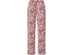 Esmara pajama pants with red and white paisley print