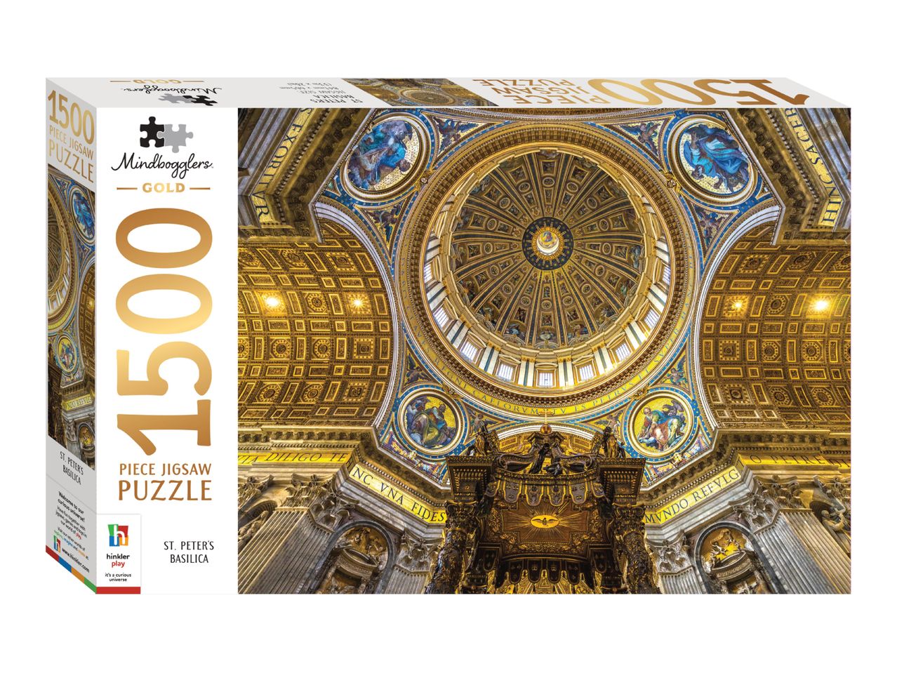 Mindbogglers 1500-piece jigsaw puzzle of St. Peter's Basilica.