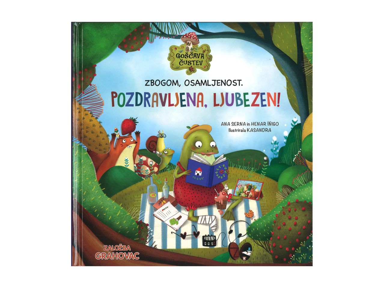Otroška knjiga z naslovom »Zbogom, osamljenost. Pozdravljena, ljubezen!«
