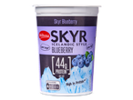 Milbona Skyr yoghurt met bosbessen, IJslandse stijl, rijk aan proteïne.