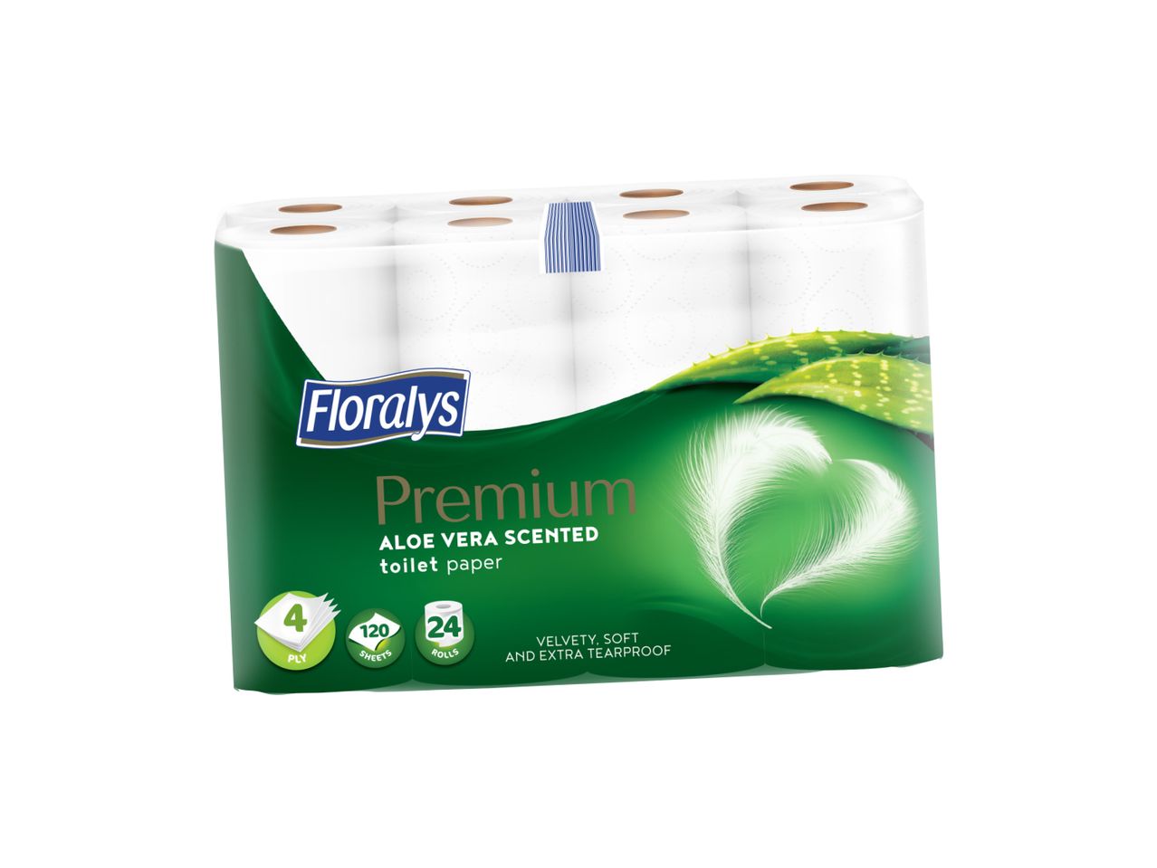 Floralys Premium toalet papir sa mirisom aloe vere, 24 rolne