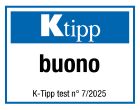 Test K-Tipp n° 7/2025, buono.