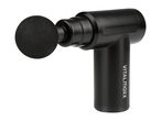 Black massage gun with a round foam attachment, featuring 'VITALmaxx' text on the handle.