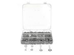 A clear plastic box contains a set
