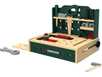 Parkside rotaļu darbagalds ar instrumentiem un piederumiem.