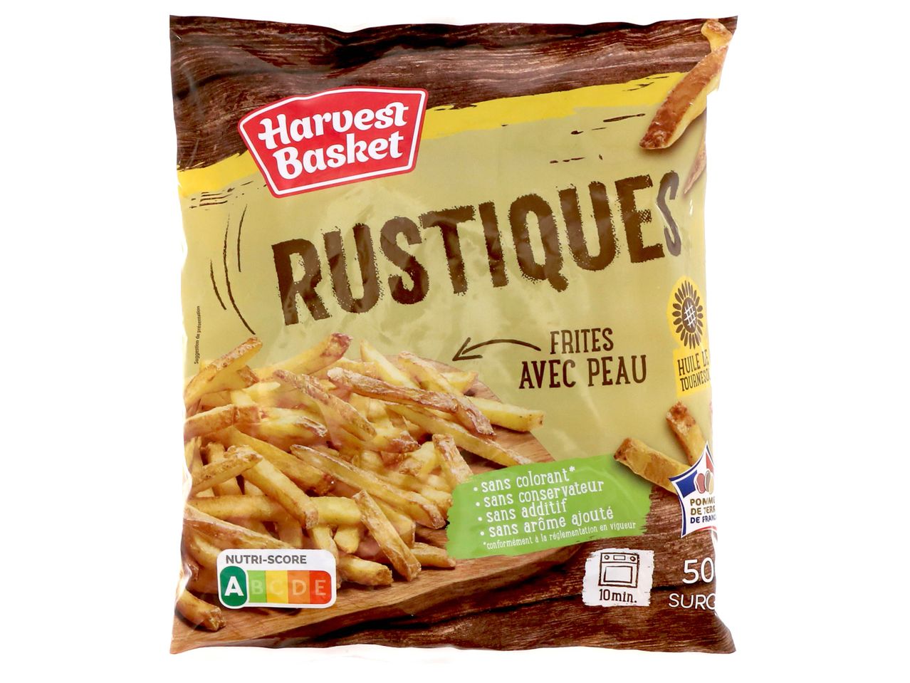Harvest Basket Rustiques : frites peau.