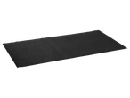 Black rectangular mat