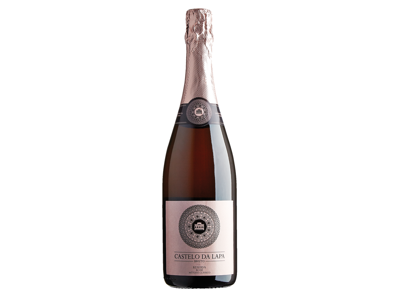 Champanhe rosé Castelo da Lapa.