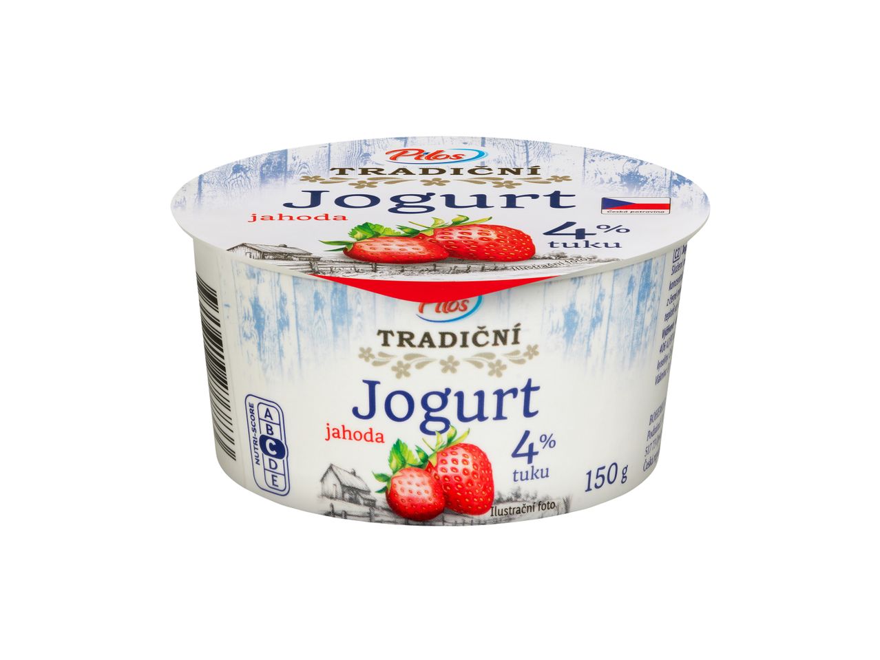 Ochucený jogurt jahoda