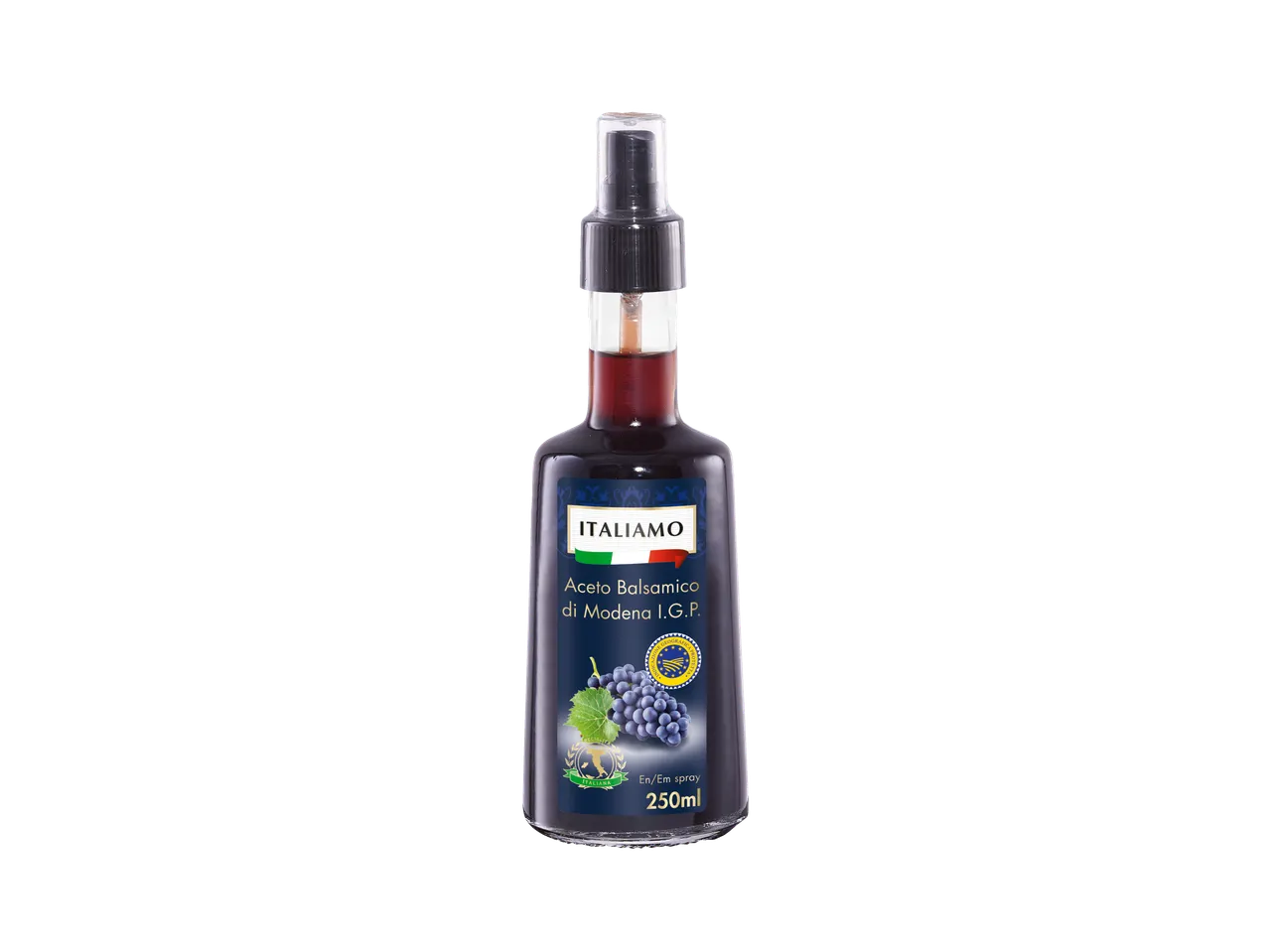 ITALIAMO Aceto Balsâmico di Modena I.G.P. em frasco spray de 250ml.