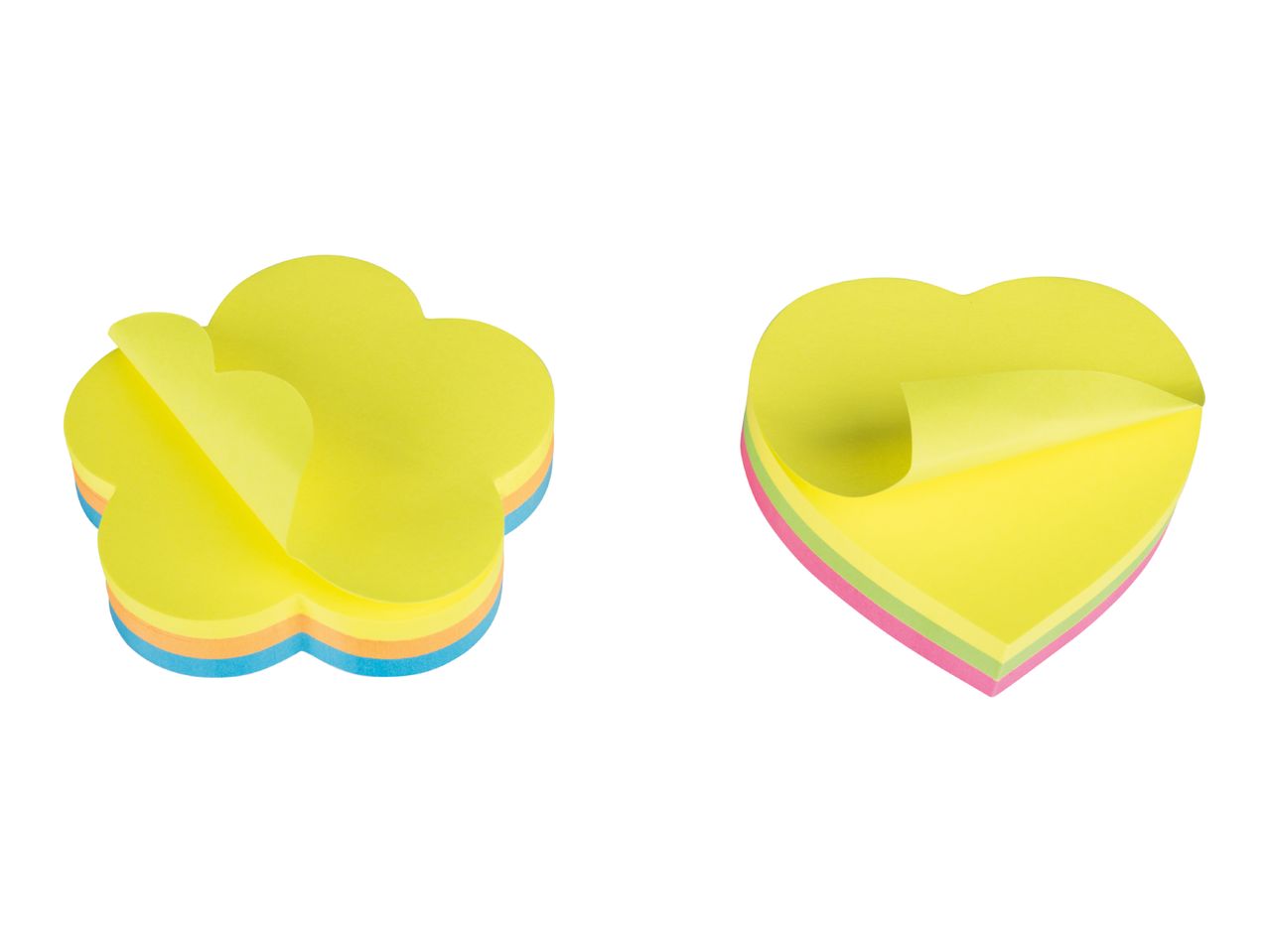 Crelando Flower And Heart Shaped Sticky Notes