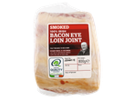 Packaged smoked 100% Irish bacon eye loin joint, 800g, with a Bord Bia Quality Assurance label.