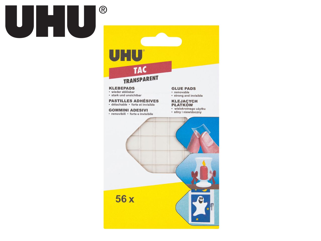 Go to full screen view: UHU Glue Pads - 56 pieces - Image 1
