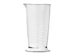 Clear plastic measuring beaker with milliliter markings up to 700ml