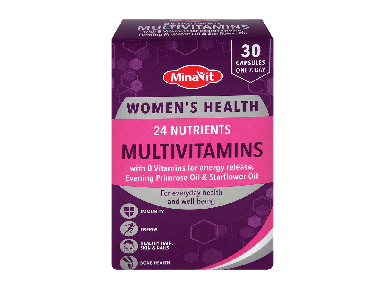 Go to full screen view: Minavit Women's & Men's Health Vitamins - Image 1