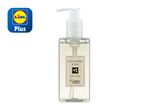 Lidl's own-brand hand wash in a clear bottle with a pump dispenser.
